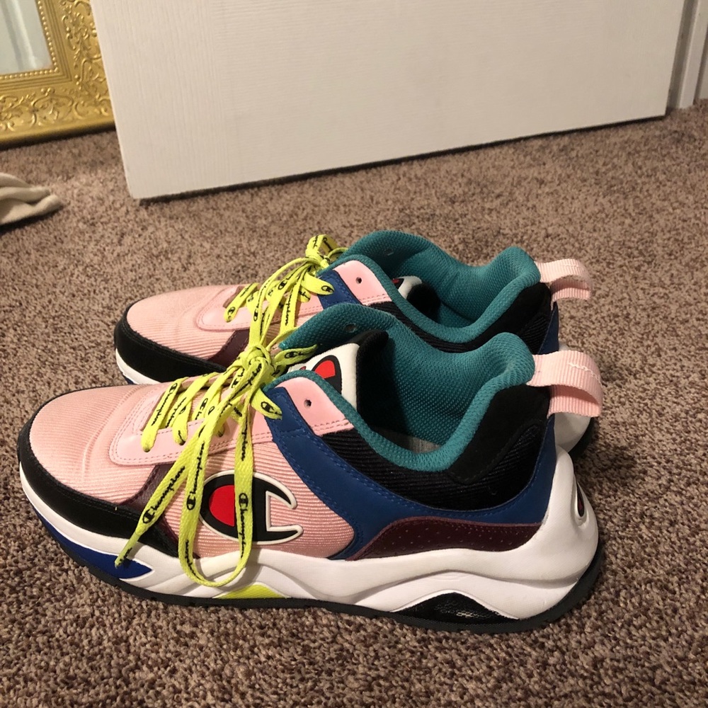 Colorful champion sneakers